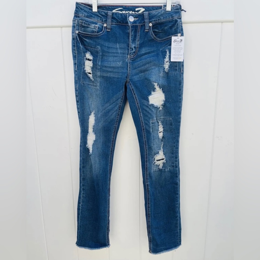 Seven7 denim jeans Slim straight leg NWT size 8